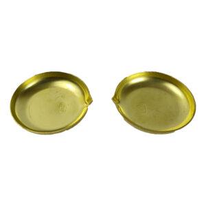 Brass Round Diyas 2 Pcs